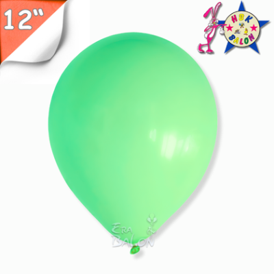 Pastel 12" Balon HBK Açık Yeşil