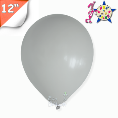 Pastel 12" Balon HBK Gri