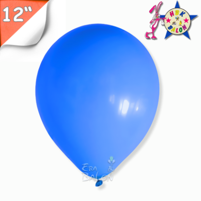 Pastel 12" Balon HBK Koyu Mavi