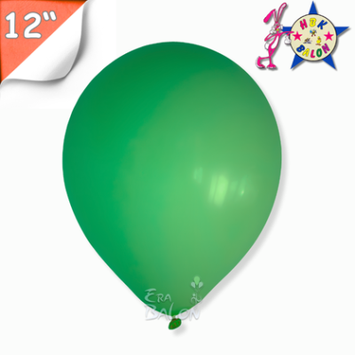 Pastel 12" Balon HBK Koyu Yeşil