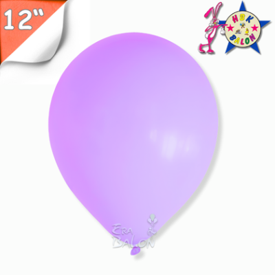 Pastel 12" Balon HBK Lila