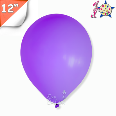 Pastel 12" Balon Hbk Mor