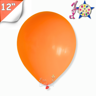 Pastel 12" Balon HBK Turuncu