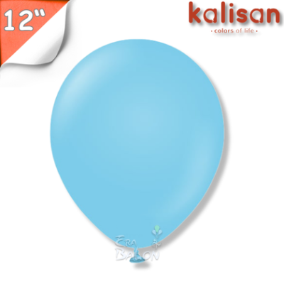 Pastel 12" Balon Kalisan Açık Mavi (Baby Blue)