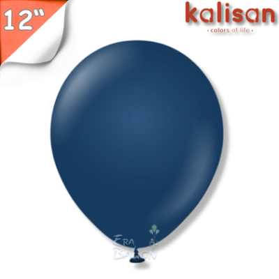 Pastel 12" Balon Kalisan Gece Mavisi (Navy)