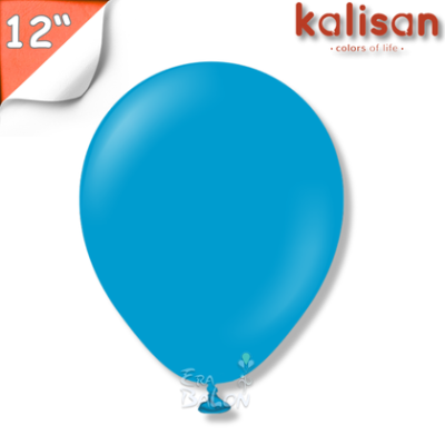 Pastel 12" Balon Kalisan Karayip Mavi (Caribbean Blue)