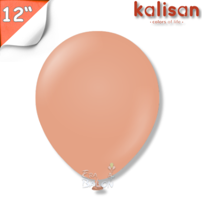 Pastel 12" Balon Kalisan Kil Pembesi (Clay Pink)