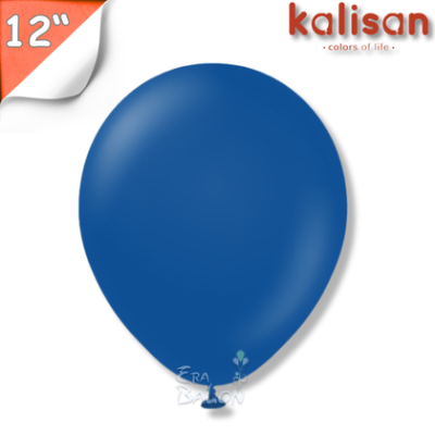 Pastel 12" Balon Kalisan Lacivert (Dark Blue)