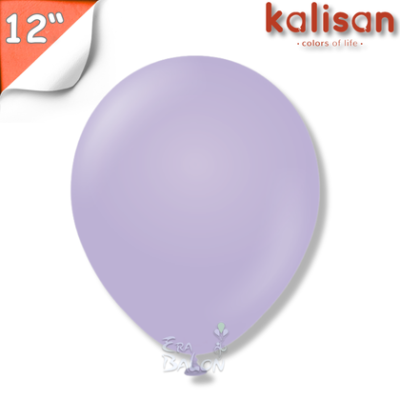 Pastel 12" Balon Kalisan Lila (Lilac)