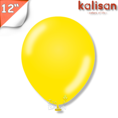 Pastel 12" Balon Kalisan Sarı (Yellow)