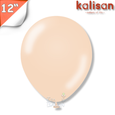 Pastel 12" Balon Kalisan Sütlü Kahve (Blush)
