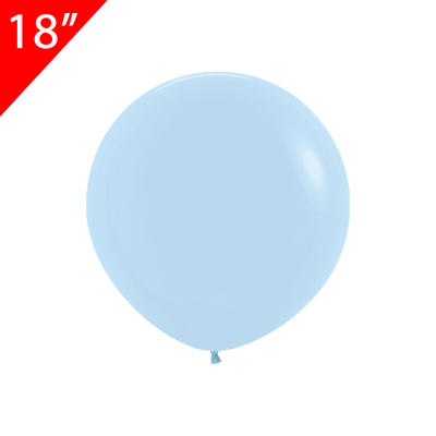 Makaron 18" Hbk Balon Mavi 10'lu