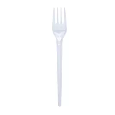 Plastik Çatal Beyaz 25 li