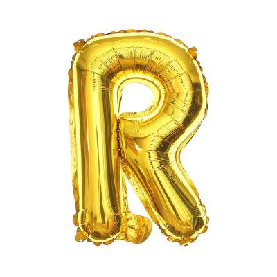 R Harf Folyo Balon GOLD 40inc