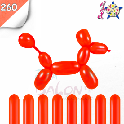 Sosis Balon 260'lık Hbk Kırmızı