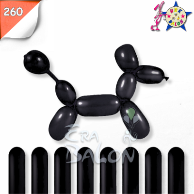 Sosis Balon 260'lık Hbk Siyah