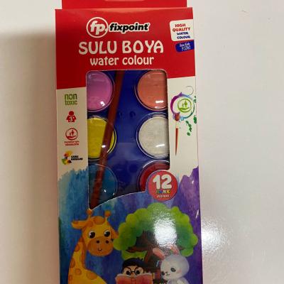 SULU BOYA 12 RENK KÜÇÜK BOY FİXPOİNT
