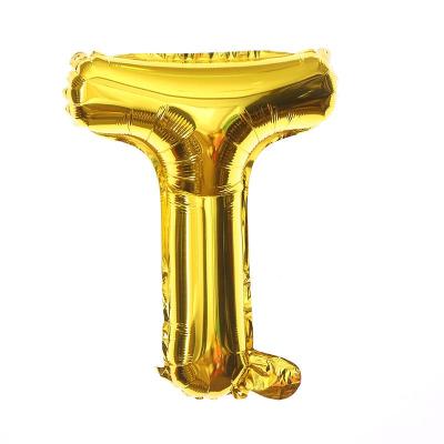 T Harf Folyo Balon GOLD 40inc