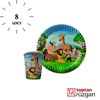 TABAK BARDAK SAFARİ 8 Lİ