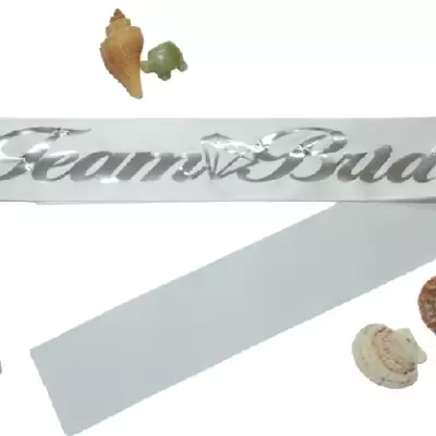 Team Bride Kuşak Beyaz Gümüş