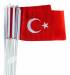 TÜRK BAYRAĞI PLASTİK SOPALI 30x45