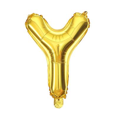 Y Harf Folyo Balon GOLD 40inc