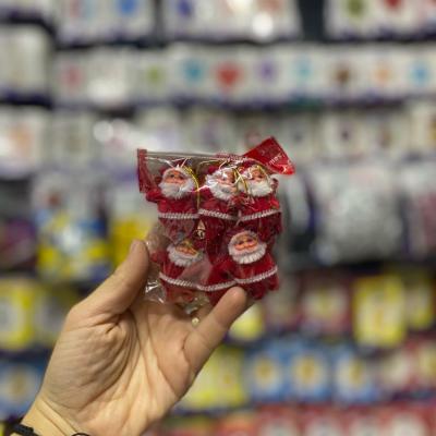 Yılbaşı Ağaç Süsü Noel Baba 6lı 3 PAKET