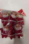 Yılbaşı Ağaç Süsü Noel Baba 6lı 3 PAKET