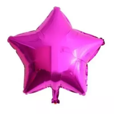 Yıldız Parlak Mor Folyo Balon 24 inç
