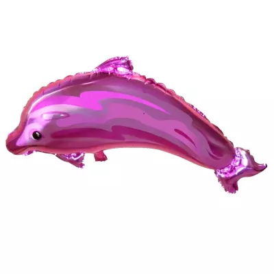 Yunus Balığı Pembe Folyo Balon